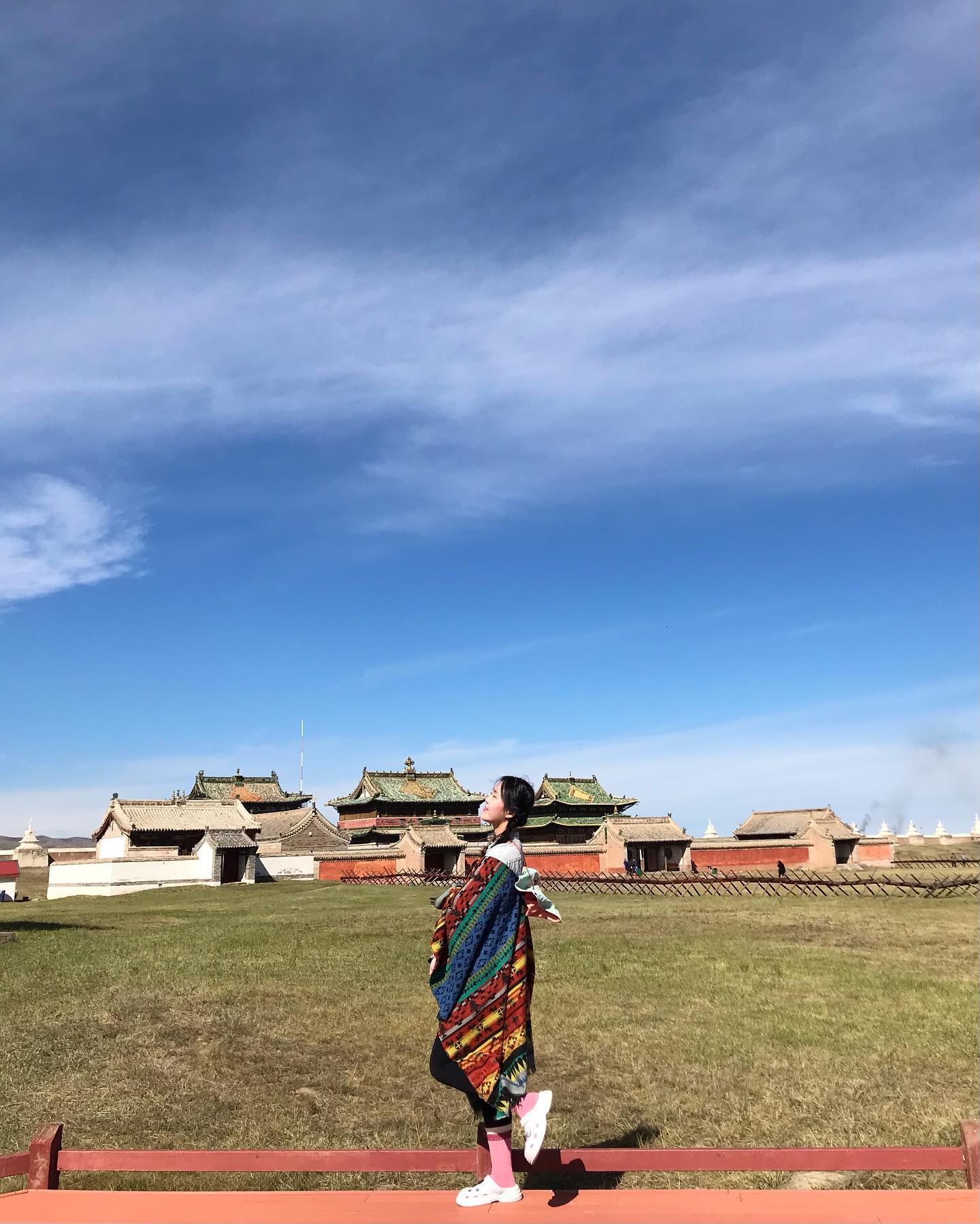 💚😚판초와 함께라면 몽골소녀 감성 뚝딱😚💚
.
.
.
#mongolia #🇲🇳