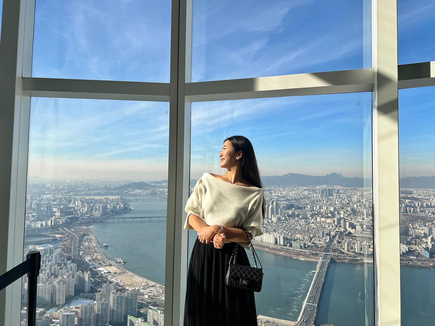 갈려고 하던 전시회 다 못가구..오게 된 전망대도 너모 좋아💙