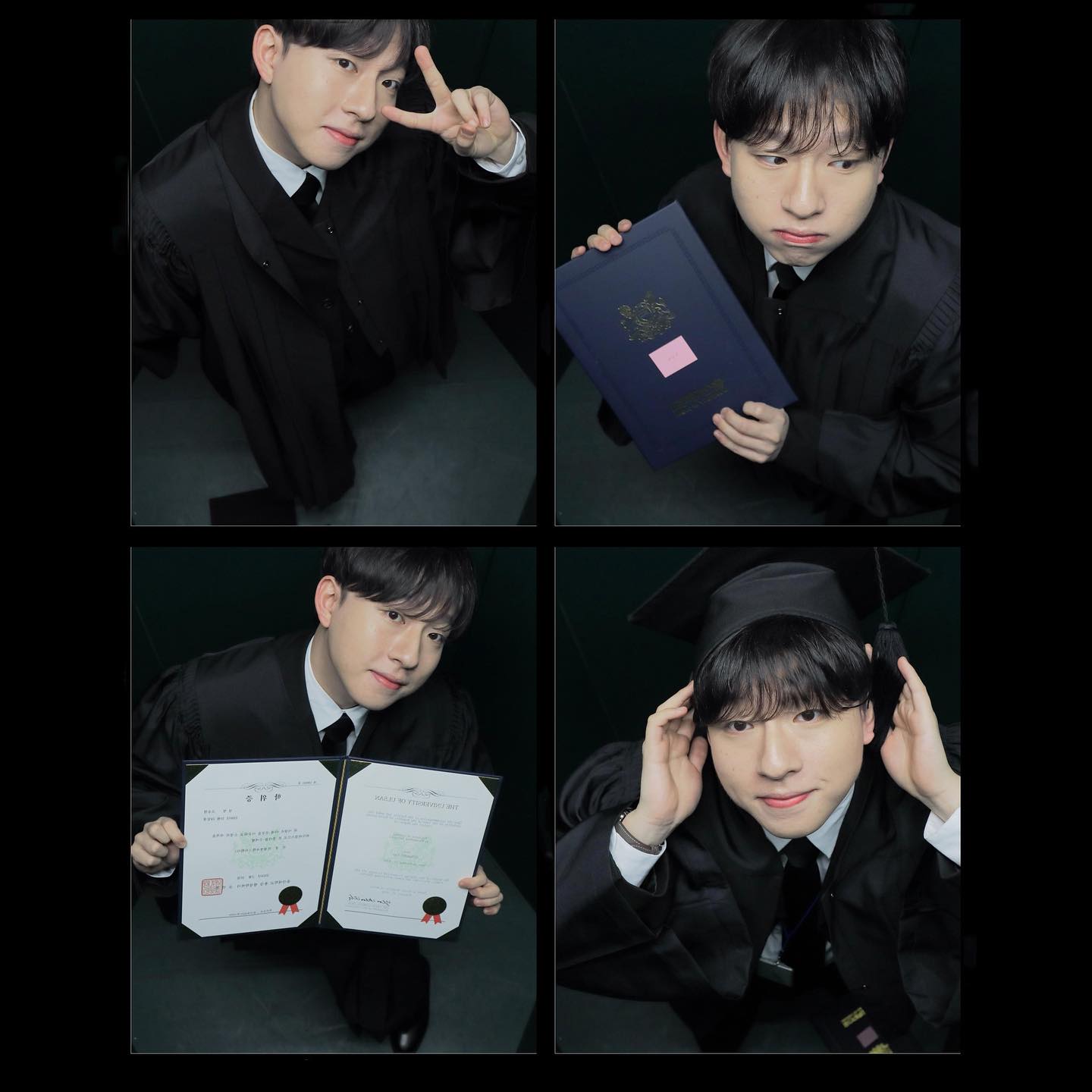 버스타고 오면서 화장하기
유튜브에서 넥타이 메는법 배우기
학사복 대여 오픈런
과사에서 실종된 내 학위증 찾기
헤어샵에서 드라이 받았지만 내가 할 걸이라고 생각하기
동아리 현수막 보고 화나기
날씨요정 조승현
현수막에 대기줄이 길어서 냅다 뒤에서 찍기