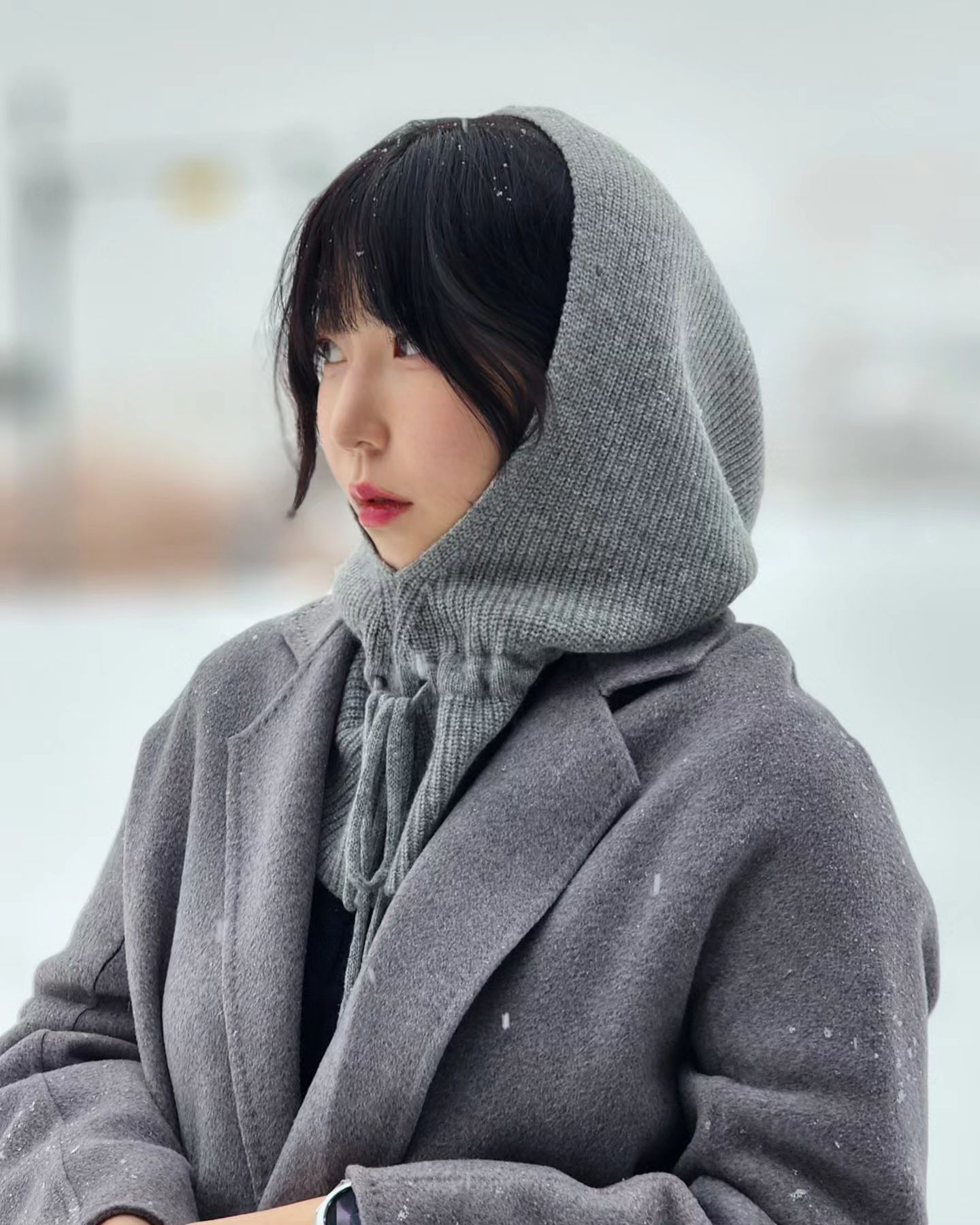 또 눈이 오네에❄️