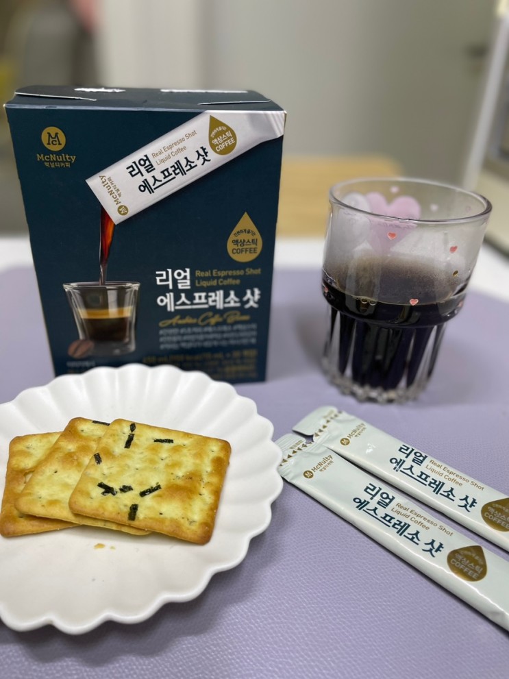 액상커피 맥널티 리얼 에스프레소샷으로 홈카페즐기기