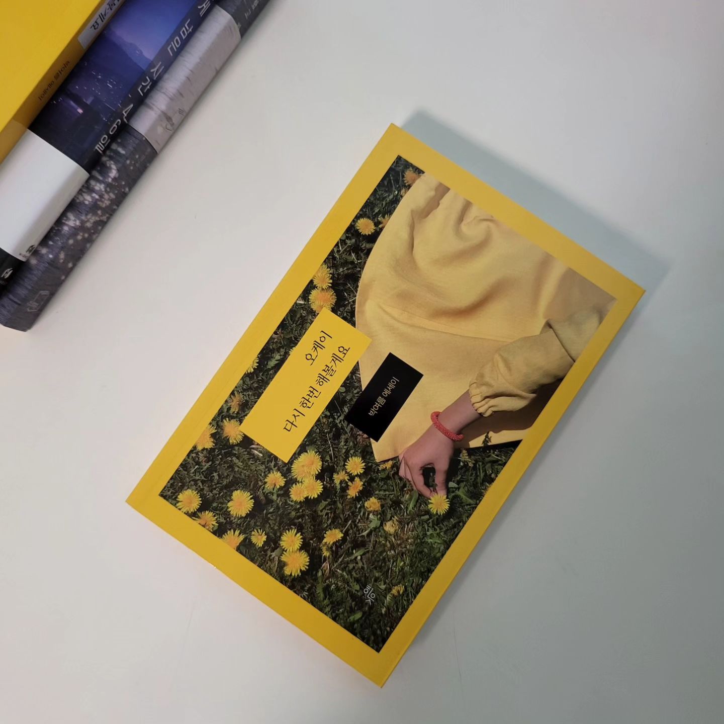 📚
틈틈히 시간내서 보기 좋아 한권을 더 주문했다.

따쓰히 마음을 어루만져주는 느낌이랄까?
그대에게도 조금은 마음의 안식을 가져다주길 바라며💛

#문화생활 #독서 #힐링 #오케이다시한번해볼게요