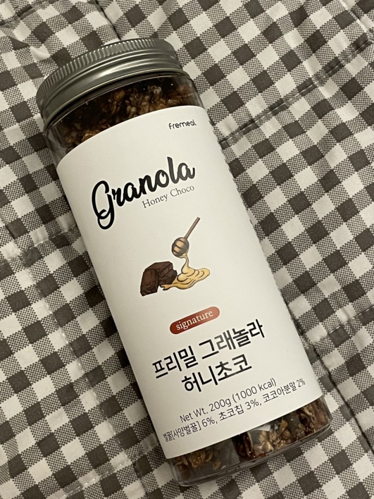 프리밀 그래놀라 시그니처 허니초코 아침대용 간식
