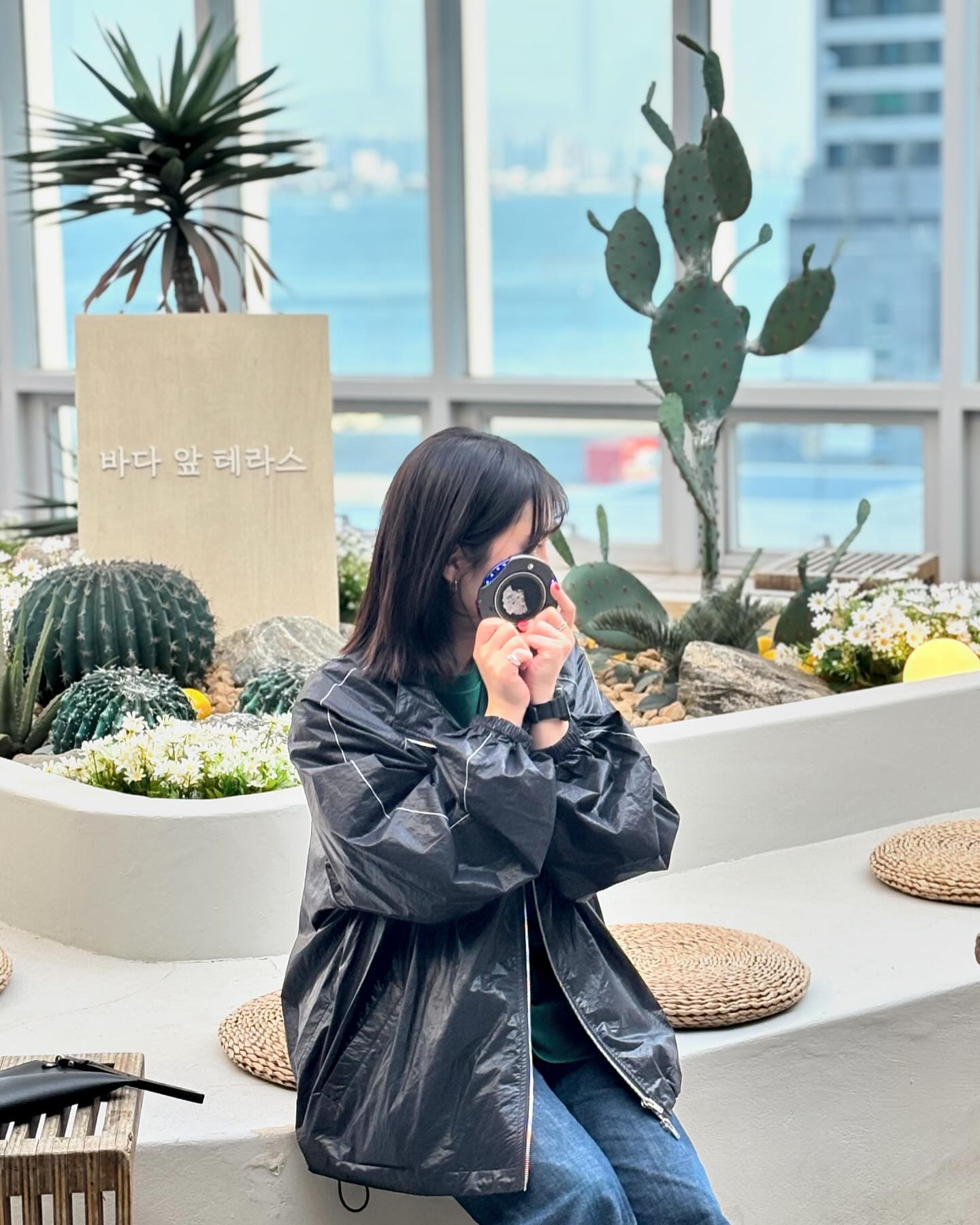 힐링 가득 🖤
#영종도카페