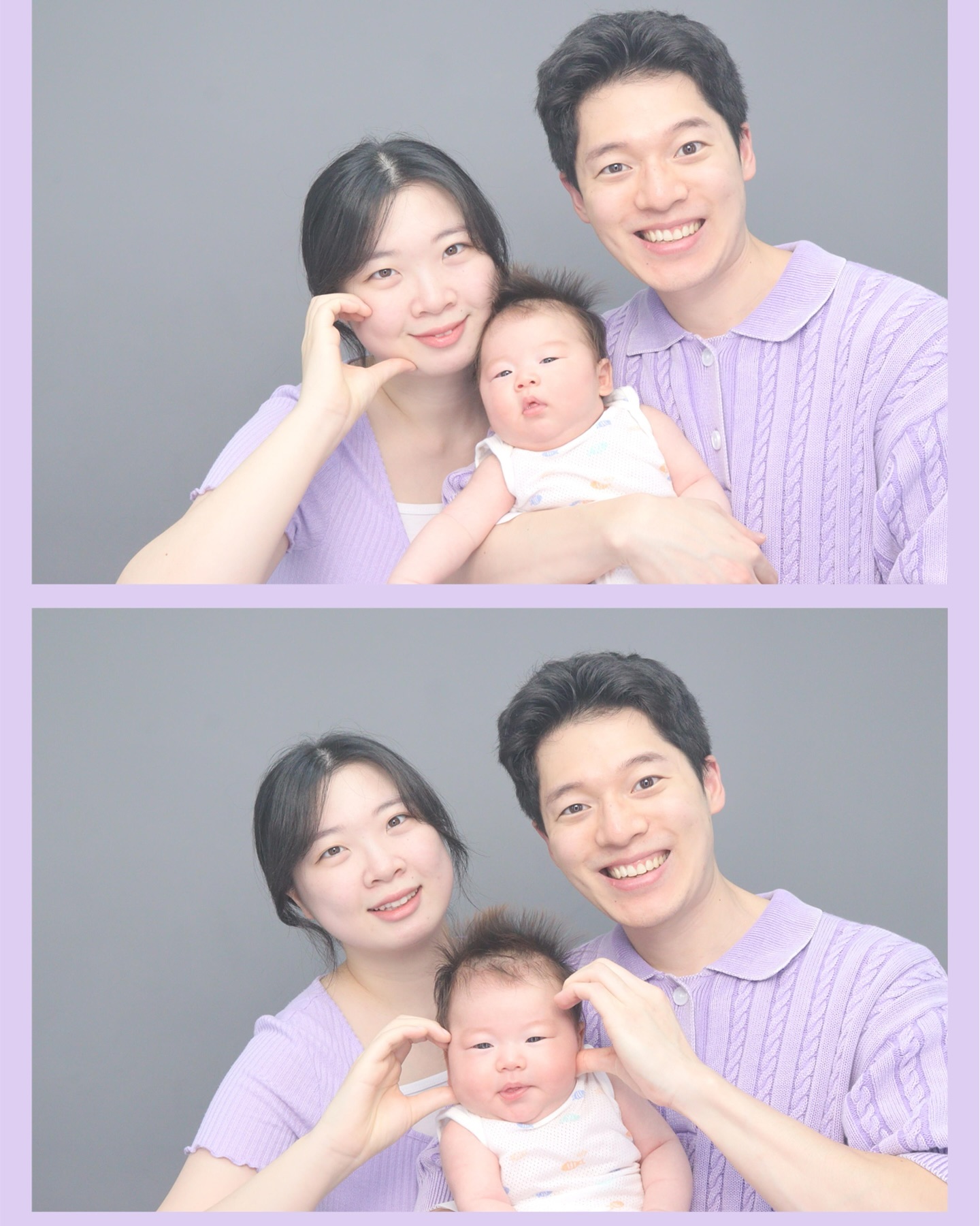다른 느낌의 #결혼기념일🩷💜
둘이라서 행복했던 2023년
셋이라서 행복했던 2024년

#결혼기념일 #기념사진 #인생네컷