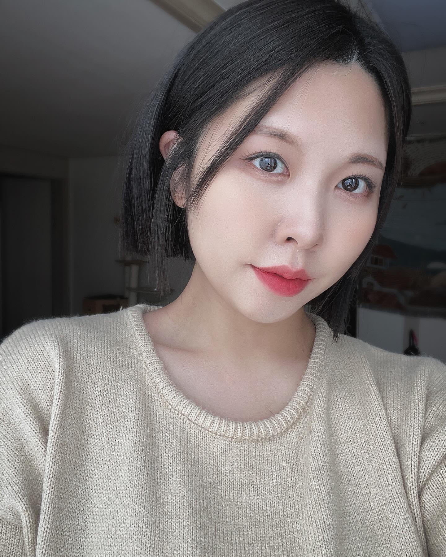 아몰랑 숏단발 질렀다~~이때 아님 언제 짤라보나💇🏻‍♀️이미지 변신!!🙋🏻‍♀️
