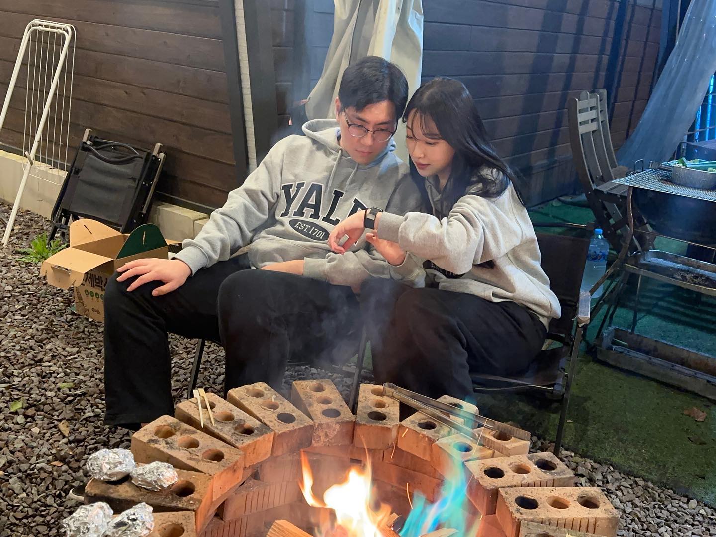 불멍 사진으로 오늘 하루 마무리🔥