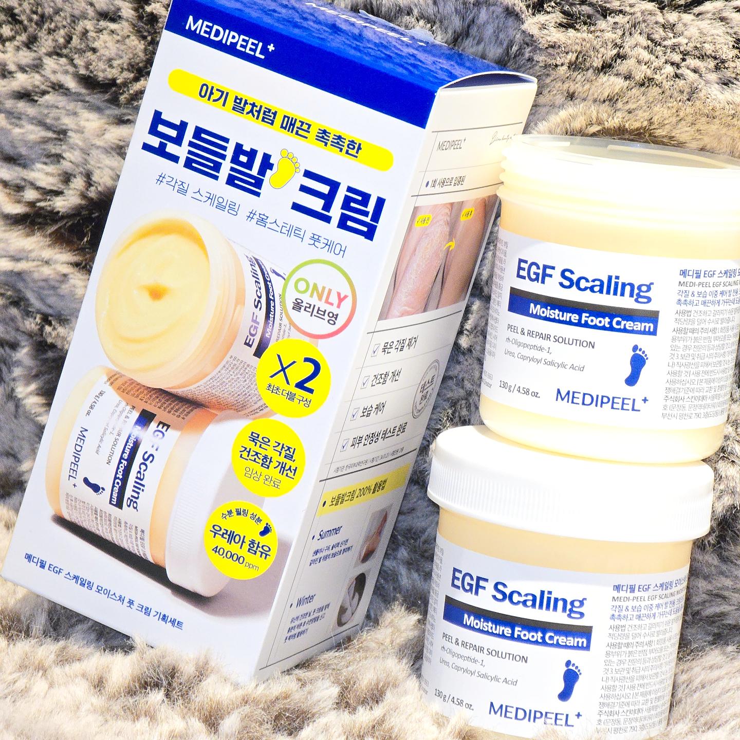 #협찬 
올리브영 기획셋뚜!🎁
👣메디필 - EGF 스케일링 모이스처 풋 크림

날씨가 따뜻해지면서
발의 노출(?!) 시기도 다가오고 있음.....!!!

구두 & 샌들을 신을 때마다
유난히 신경쓰이는
거칠거칠한 발 뒤꿈치😂

따뜻한 계절이 오기 전에
보들보들한 👣발 관리가 필요하다면 ⭐주목⭐

👣메디필 EGF 스케일링 모이스처 풋 크림에는

두껍고 거친 발 각질케어에 도움이 되는
우레아 + EGF 콤플렉스가❤️

✅ 우레아는 수분 필링 성분,
✅ EGF에는 수분 장벽 강화 성분이 들어 있어

촉촉하고 노란빛을 띄는 풋크림을
발바닥에 고루 바르는 순간
묵은 각질을 연화시켜서
부드럽게 각질을 제거할 수 있음!👍

촉촉한 크림 덕분에
영양감과 수분 공급 역시 물론ㅎㅎㅎ

보습 & 건조함으로 인한
가려움 케어에 도움이 되는
✅ 2가지 특허성분도 함유!

✅ 5가지 허브 추출물도 들어 있어서
숨기고 싶은 냄새도 
함께 관리할 수 있음!

한번만 사용해도
확연히 달라지는 발의 부들부들함
괜히 보들발크림이 아님ㅎㅎㅎ

전문 에스테틱에서
풋 케어 코스에서 사용하는 성분을
동일하게 사용하여
프리미엄급 foot care를 
집에서 쉽고 간편하게 할 수 있음!!!👏👏

👣메디필 EGF 스케일링 모이스처 풋 크림 하나로
각질, 냄새, 가려움까지 올 케어❤️

발뒤꿈치 뿐만 아니라
무릎이나 팔꿈치 등
쉽게 건조해지는 바디에도 사용 가능🎵

이번에
👣메디필 EGF 스케일링 모이스처 풋 크림이
1+1 기획세트로
올리브영에서만 "단독" 출시되었기에

발 뒤꿈치 관리가 시급하다면
지금 당장
올리브영 GO GO🏃🏃‍♂️🏃‍♀️
.
.
.
.
.
.
.
.
.
.
.
#메디필 #메디필풋크림 #EGF스케일링모이스처풋크림 #메디필발크림 #보들발크림 #풋크림추천 #케어크림 #발크림 #풋케어 #우레아풋크림 #발각질제거 #올리브영 #올리브영풋크림추천 #올리브영풋크림 #올리브영발크림 #bodycare #footcare #footcream ##kbeauty #하니뷰티