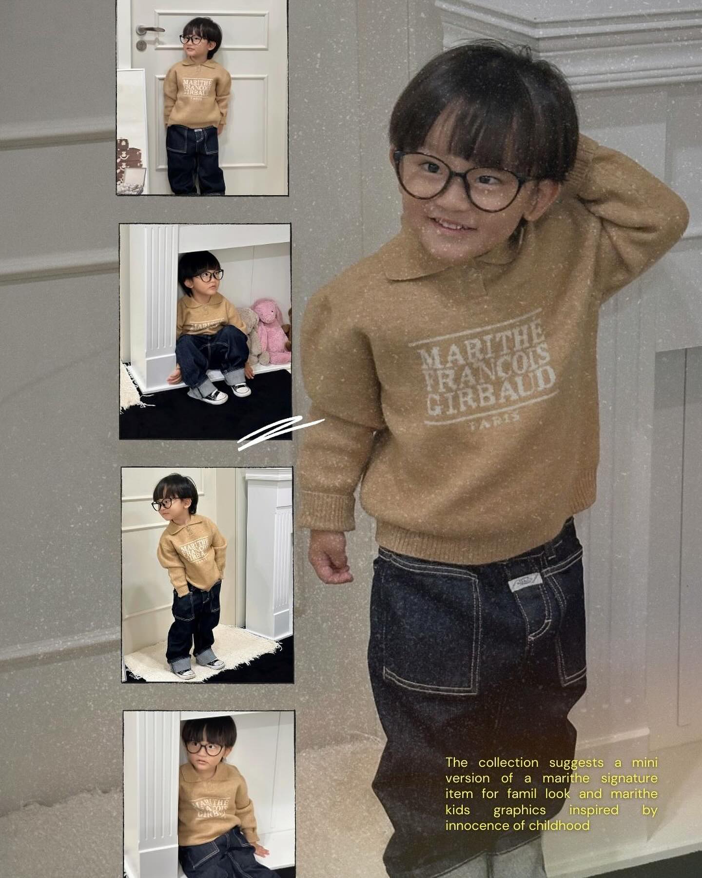 marithe_kids 

요즘 너무 핫한 마리떼 24FALL 2차컬렉션이 발매 되었어요🤗 그 중 베이지 니트와 롤업 팬츠 입어봤는데 진짜..너무 예뽀요...!
니트는 고급진 원단감에 부드러운 촉감까지 완전 실물파 더라구요 까슬거리는 니트 절대 못입는데 안쪽도 부드러워서 편하게 입히기 좋을 것같아요 색감도 최고최고..! 니트 하나만 입어도 포인트 되고 가을가을 해요🍂 그리고 그리고 ..! 마리떼 데님!! 이젠 꼭 하나 장만 해주셔야합니다.(단호) 이번 롤업 청바지도 신축성 핏 다 너무너무 좋더라구요 ㅠ 기본템으로 가을겨울 쭉 여기저기 잘 입힐것 같아요 🤎

➿마리떼키즈 공홈에서 9월 3일 부터 16일까지 2주간 신학기 할인 기획전을 진행 하고 있어요 인기템들 할인가격에 만나보세요
🕊️Available now MARITHÉ online store

✔️ENFANT CLASSIC LOGO COLLAR 
KNIT PULLOVER camel
✔️ENFANT OUT POCKET ROLL UP DENIM PANTS 
dark blue

👦🏻 서준 96cm/16kg/ 110size

#마리떼프랑소와저버 #마리떼키즈 #마리떼 #키즈룩 #키즈가을옷 #키즈패션 #가을룩 #가을코디