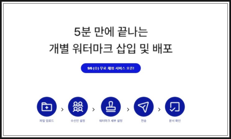바로마크 이용해서 5분만에 워터마크넣는법