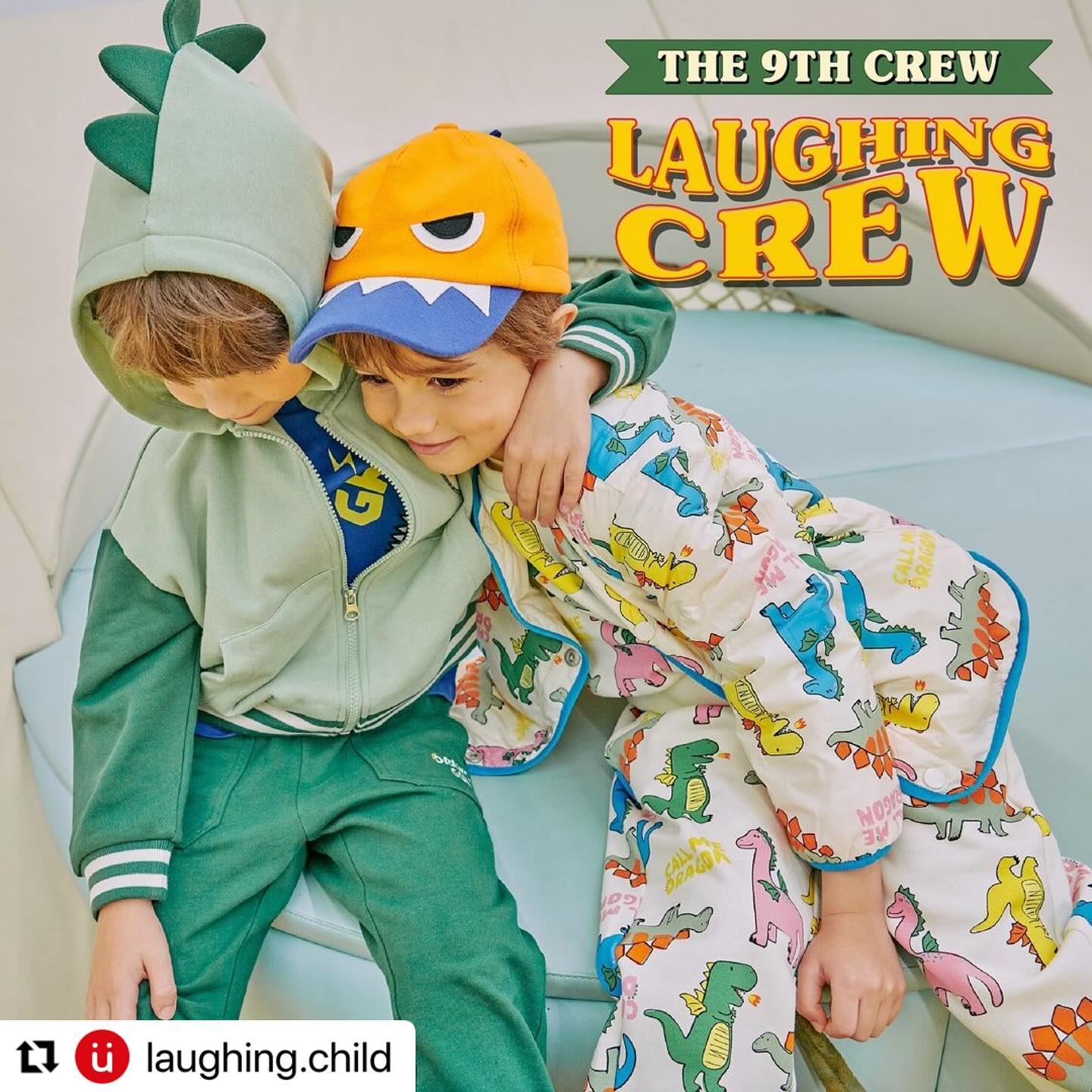 #Repost laughing.child with use.repost
・・・
#laughing_child #LAUGHINGCREW 

래핑차일드와 웃음나는 봄&여름 시즌을 함께할
#래핑크루 9기 친구들을 모집합니다📢

✔선발 기준
나 좀 개성있고 웃음기 가득한 ‘웃상’이다😆
존재가 위트있는 ‘콘텐츠’ 그 자체다📸
‘함께해서 즐거운’ 형제자매가 있다👧🏻🧒🏻
(이전 래핑크루 중)역시 나만한 ‘웃는아이’는 없는 것 같다🤭

위 내용 중 하나라도 해당된다면
지금 바로 래핑크루 지원하러 달려오세요🏃🏻‍♀

📍 지원방법
① laughing.child 팔로우!
② 아이 사진에 #래핑투게더 #래핑크루 #래핑차일드크루모집
해시태그 작성하여 자신의 계정에 업로드
③ 크루모집 게시글 리그램하면 당첨확률 UP! 
④ 게시물에 아이 ‘성별/사이즈/참여 완료’ 댓글 남기기

📍 모집기간: 1/3(수) ~ 1/10(수)
📍 크루발표: 1/15(월), 개별 DM 발표
📍 활동 기간: 2024년 1월 ~ 6월
📍 활동 혜택: 매월 1회 래핑차일드 24SS 신상품 증정

✔활동 계획
- 매월 1회 래핑차일드 24SS 제품 및 프로모션 홍보 활동
(laughing.child 태그와 함께 피드, 릴스, 스토리 필수 업로드)
- 라이브/매장방문 등 오프라인 홍보 활동(일부 예정)

* 비공개 계정은 선발에서 제외됩니다.
* 100-150 사이즈 내에서 선발됩니다.
* 업로드 후 게시물은 추후 마케팅 용도로 사용될 수 있습니다.
* 미션을 수행하지 않으면 다음 상품은 증정되지 않습니다.