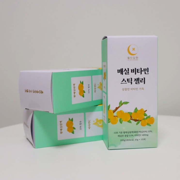맛도 영양에도 좋은 간편한 영양간식 간식추천 : 월인담화 매실비타민스틱젤리