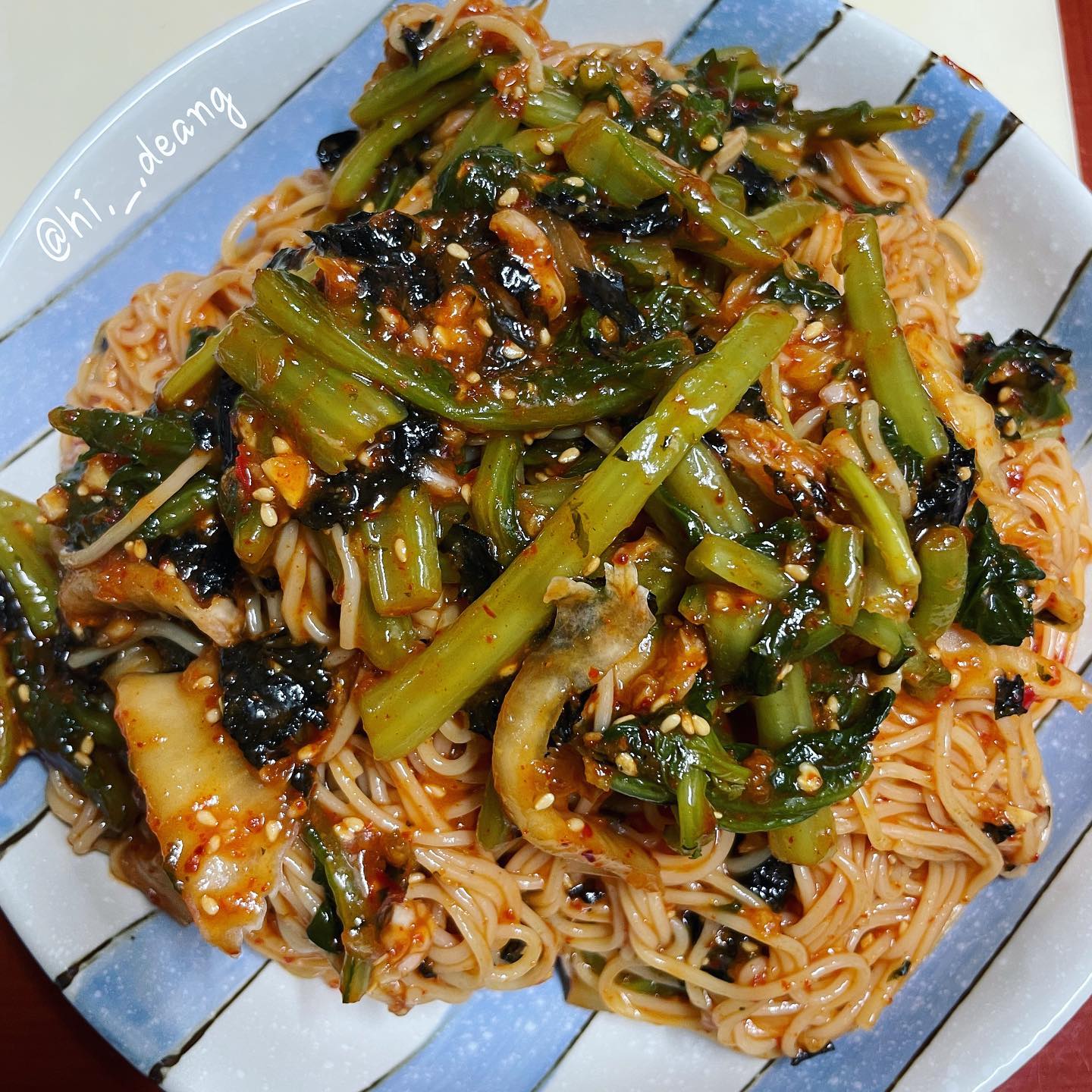 ॱଳ͘

엄마표 열무비뷤국슈😉
난 진짜 엄마 딸인게 행보케

#열무비빔국수 #열무김치 #국수