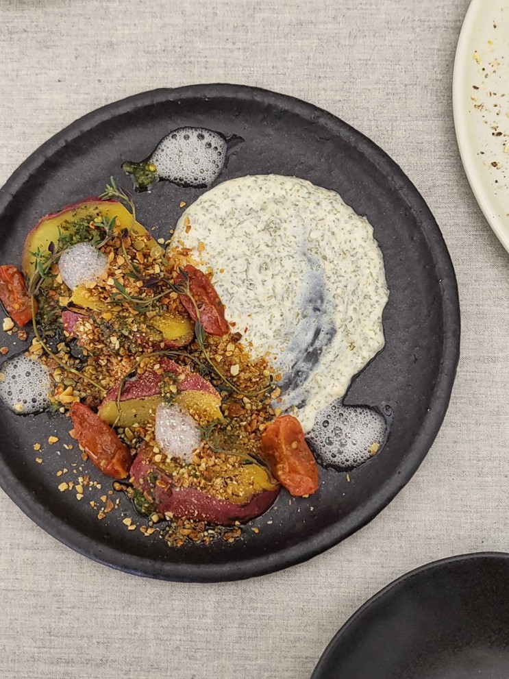 [서울/상암동] 비건 한식 코스 요리 점점점점점점 솔직 후기 | 내돈내산 맛집