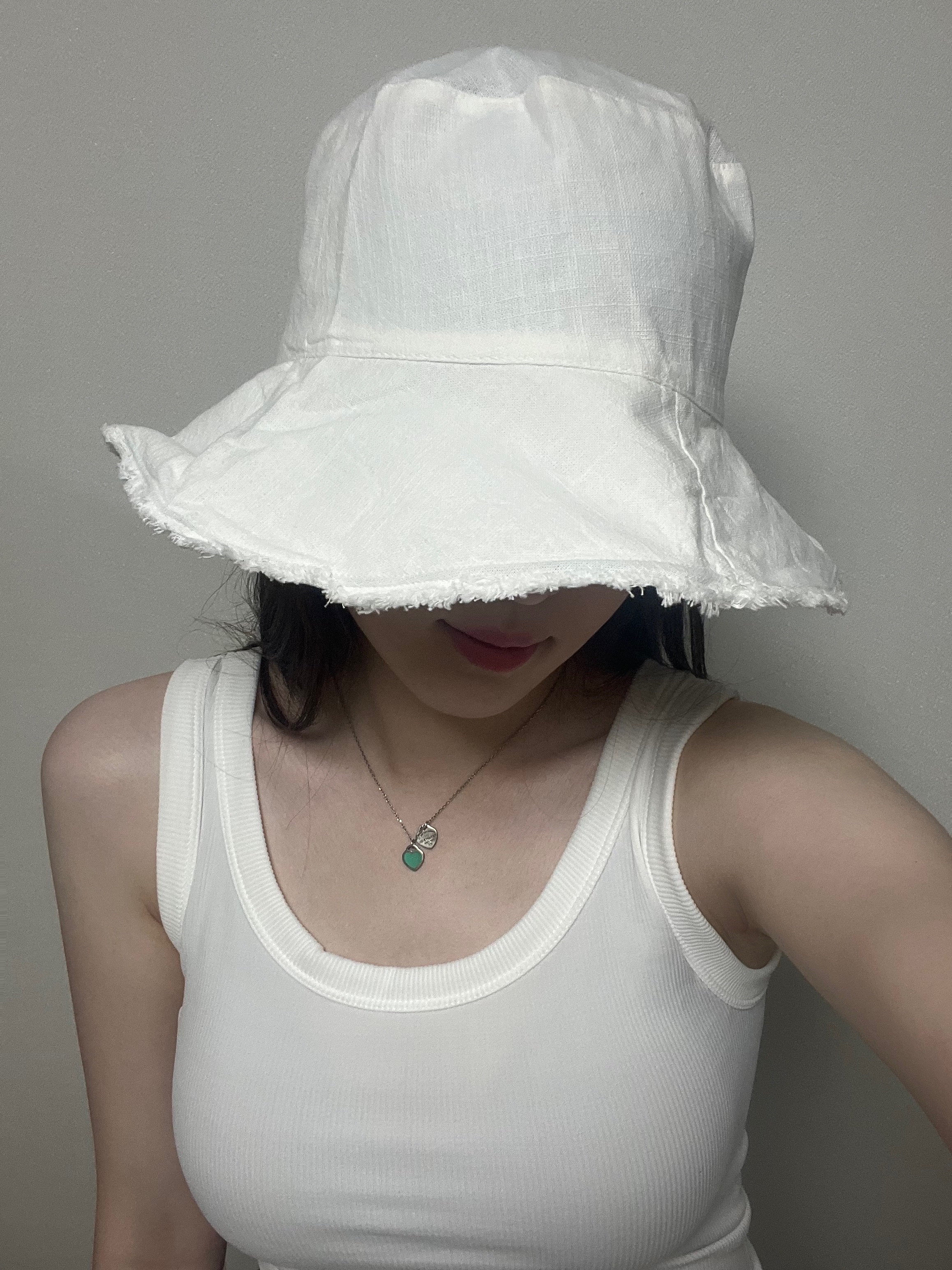 [씨티보이] 여성 여름 린넨 버킷햇