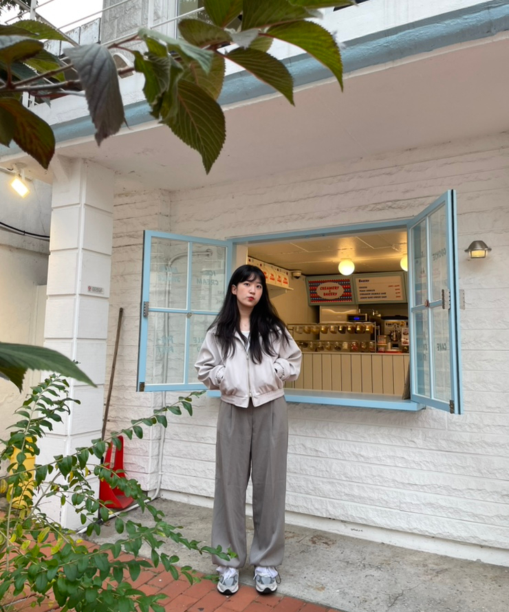 여성 크롭 자켓 추천 비바브라운 커브드 컷팅 자켓 85-VIVA011