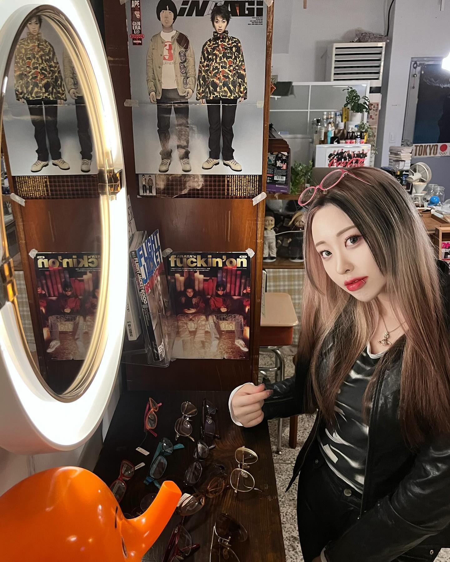 더 추워지기 전에 레더 장착