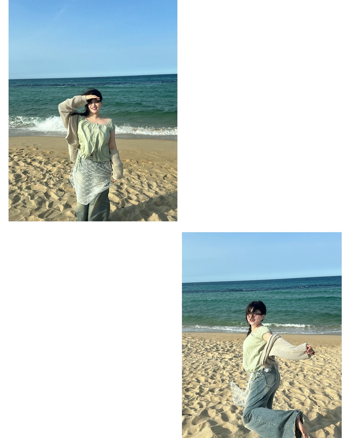 바다야 우리와 같이 놀아🐳🐟🏝️~