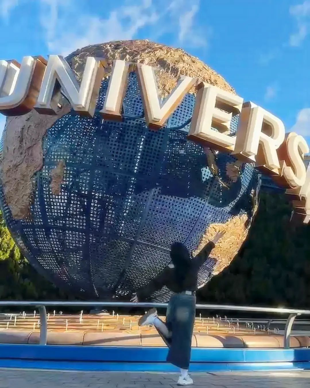 🌍 길치가 보는 대따마니 큰 지구본 ㅎ #유니버셜