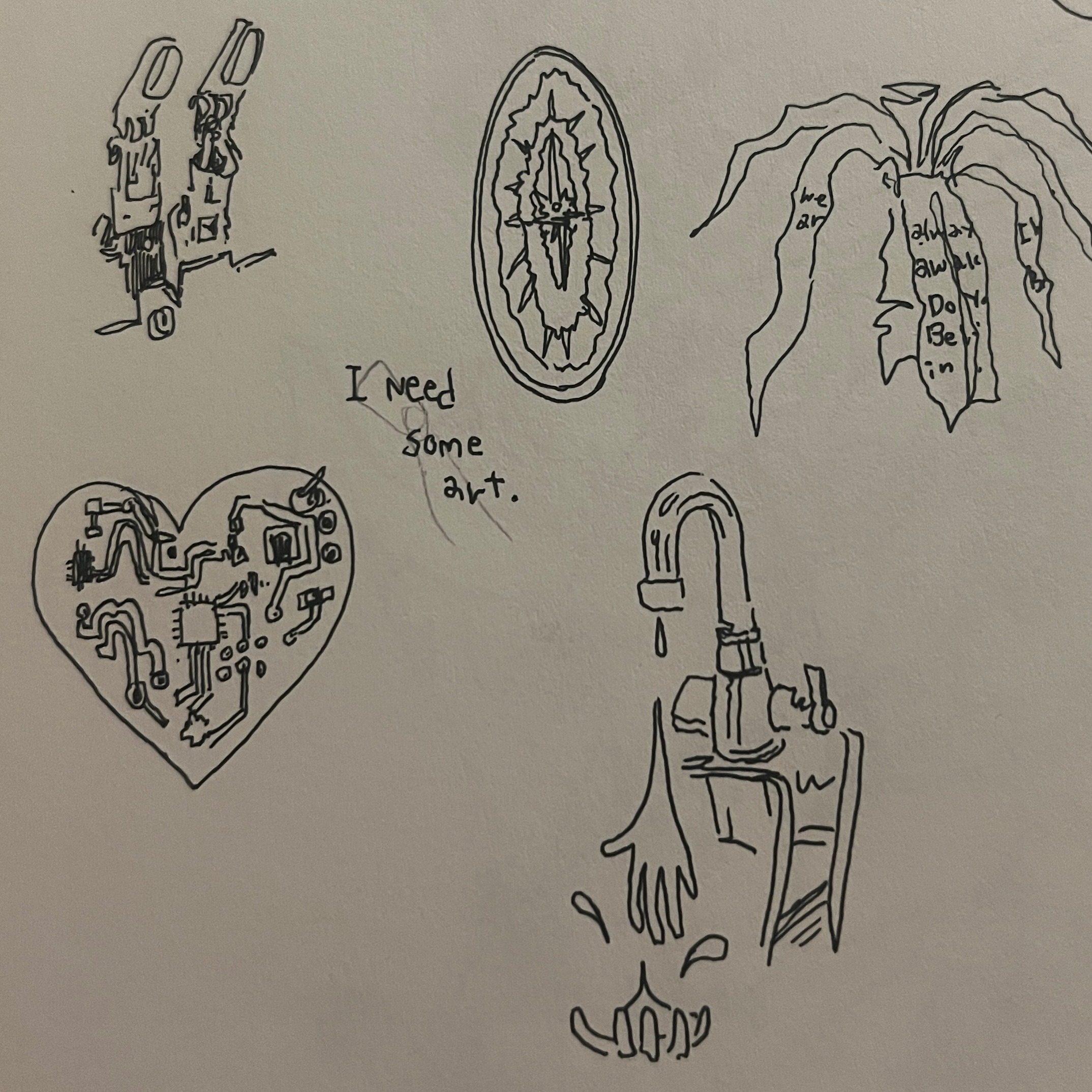 Doodles 아무것도 되지 않을 땐 낙서를 하기로