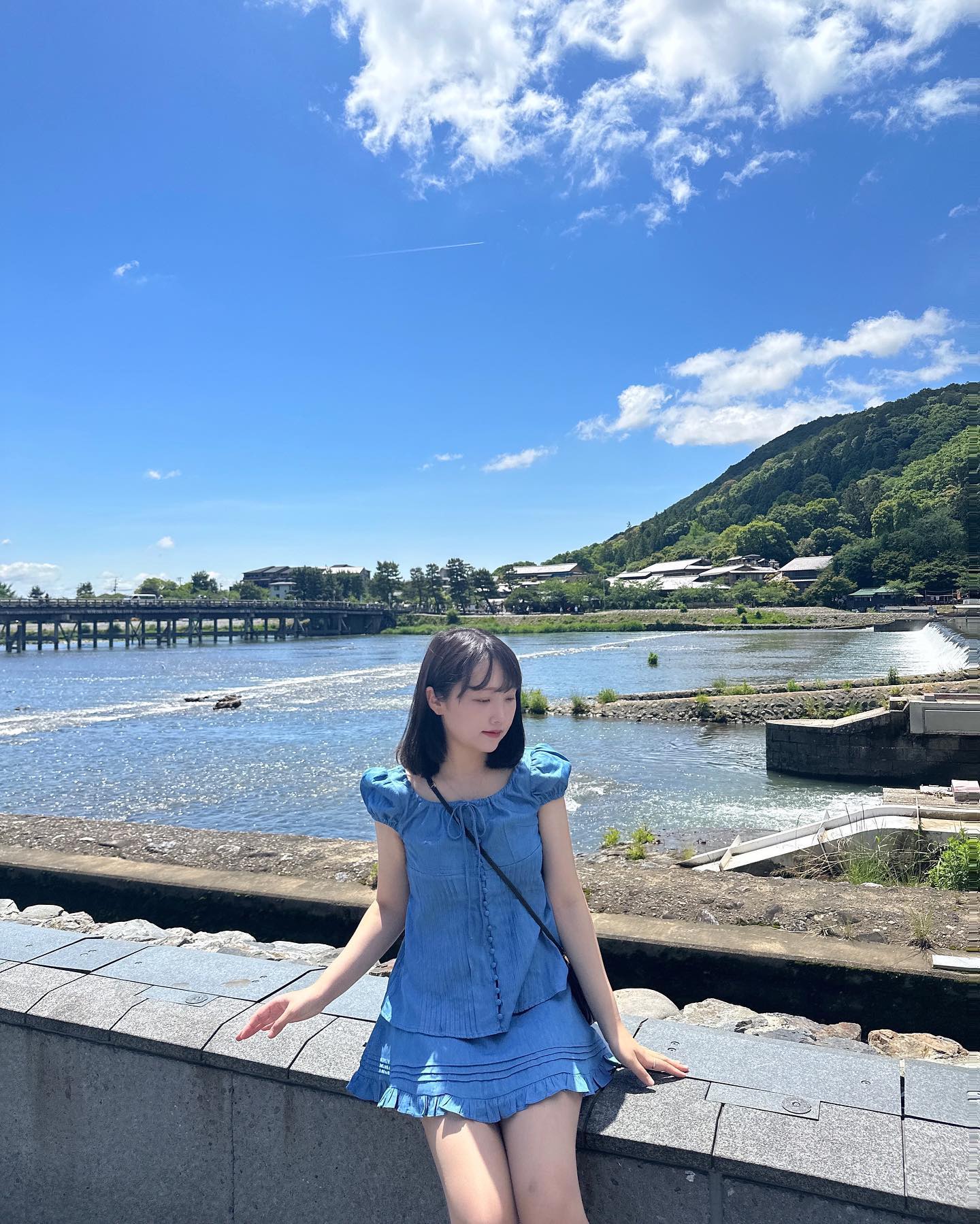 夏の嵐山、グルメやおしゃれなカフェ散歩した