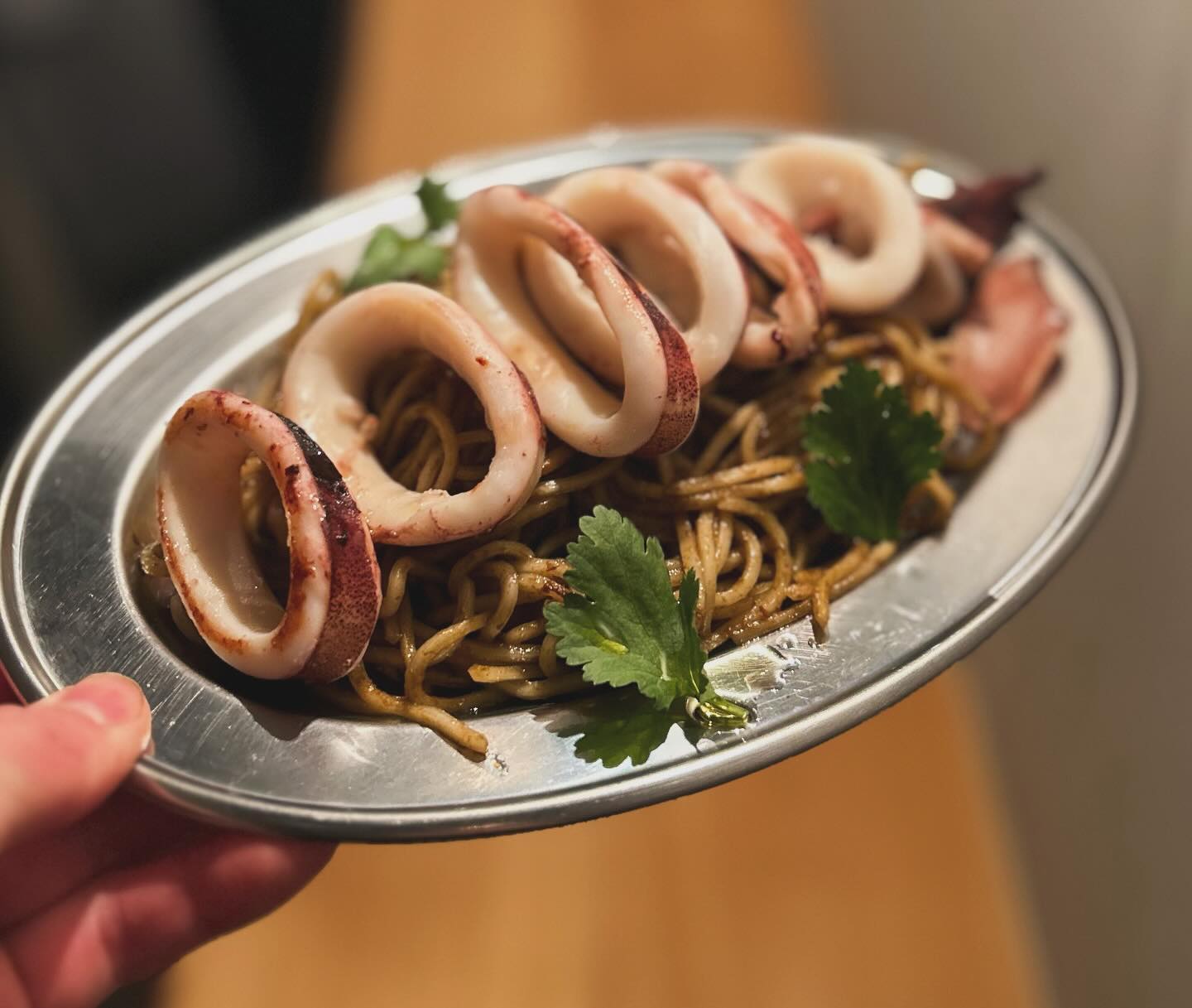 スルメイカ肝ソース焼きそば