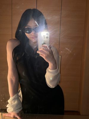 [SeeChic] 세미 스퀘어 와이드 선글라스