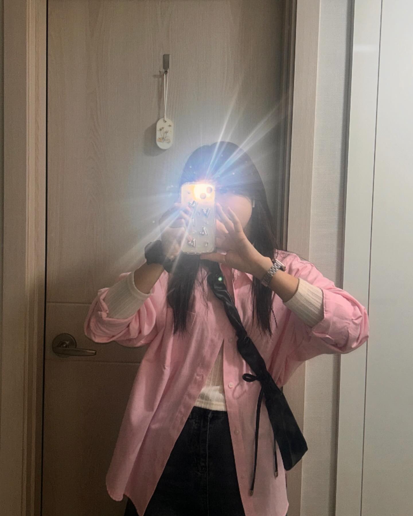 봄비일까나~~~ 시원하네에 🌸