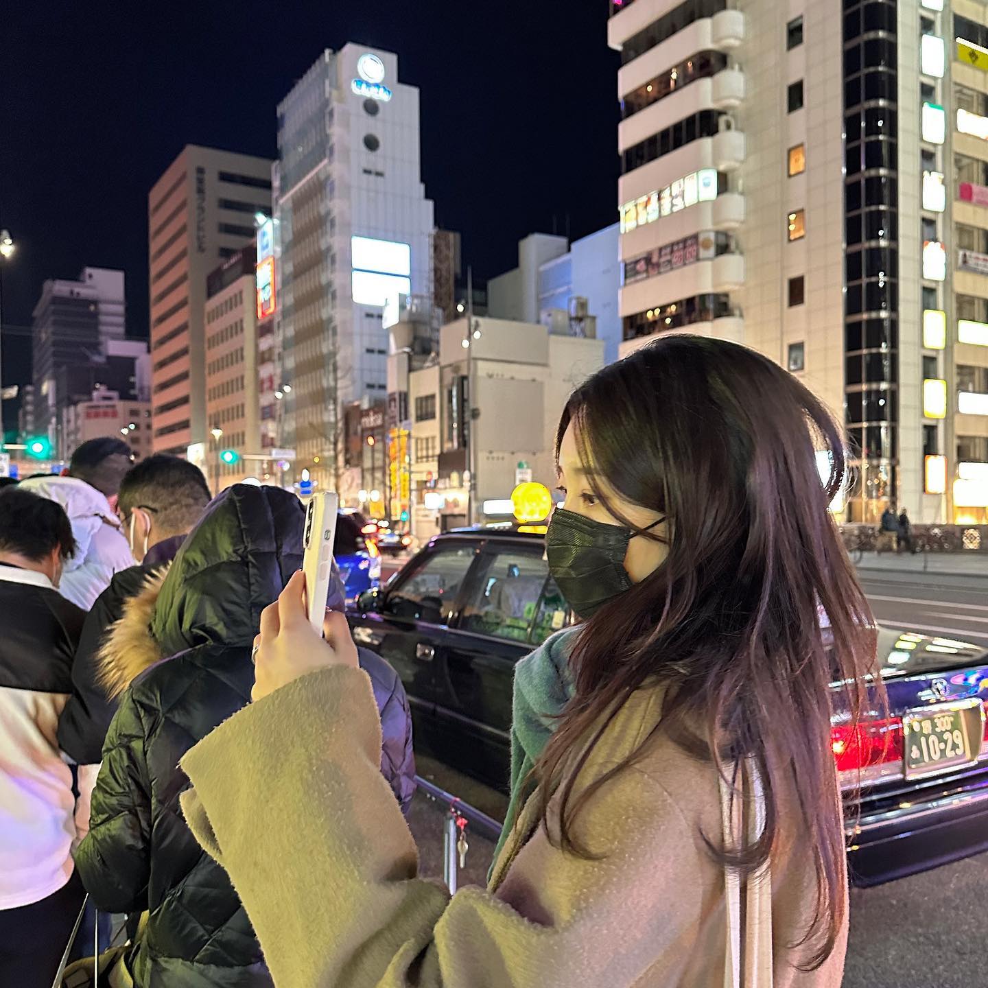 일본에서 맨날 젊은이처럼 새벽까지놀구 택시기다리기 🚕🚕