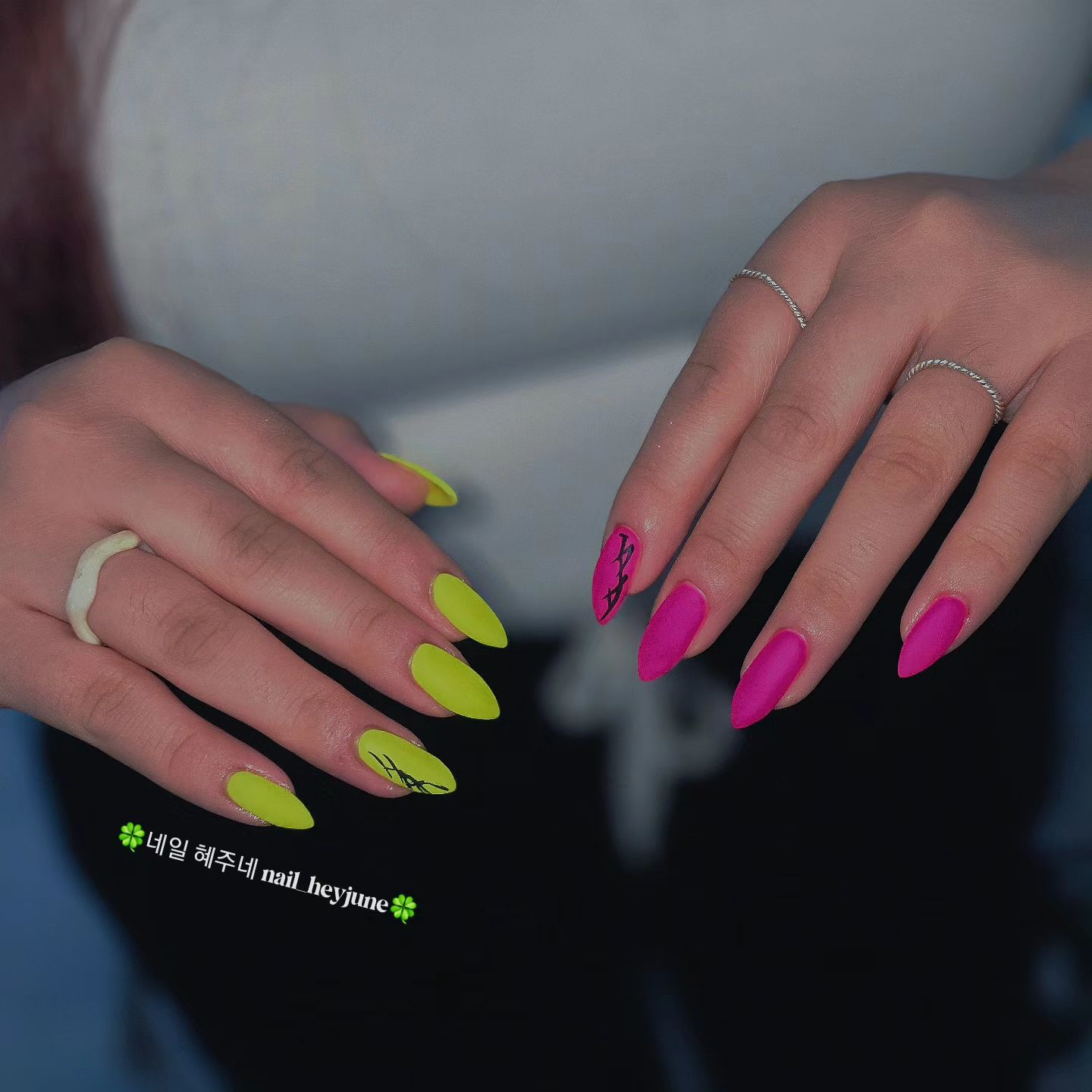 🍀혜주원장🍀

힙쟁이 네일혜주네💕

.
.
.
ꕥ 튼튼한 오버레이 서비스
ꕥ 젤 시술 시 자샵제거 무료დ / 젤 시술시 타샵제거 할인დ
ꕥ 매달 새로운 이벤트 진행
ꕥ 약산성 베이스 사용! !  리페어 시스템으로 손톱 손상 제로დ
 ( დ베이스를 남기고 아트/컬러만 제거 후 젤 시술დ )
.
.
.
🍀 타샵 디자인 가능(문의)🍀
🍀 재방문율 높은 샵👍🏻 🍀
🍀당일예약가능 / 네이버예약100%🍀
🍀아산 유일 심야영업 (네이버 심야 예약 예약금 입금까지 확인되야 확정)🍀
🐶애견동반가능 대환영🫶🏻 (상주견 블랙 푸들 안초 실장 있을 수 있어요❤)🐶
