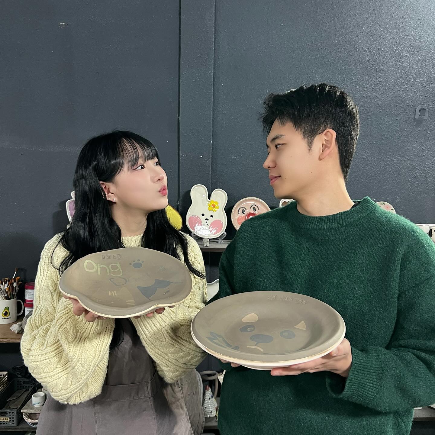귀여운접시랑 말랑콩떡이랑 메리꾸리수마수🎄♥️🎅🏻