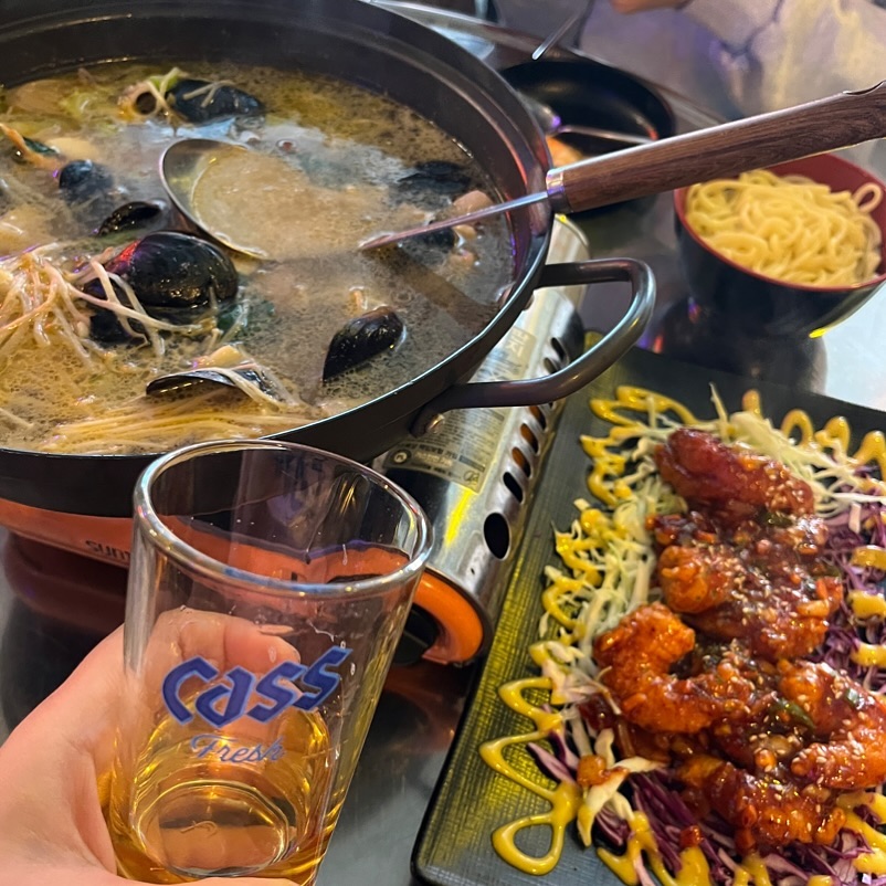 낯술., 얼마만에 먹는 나가사키짬뽕.. 맛있어서 행복 두배 키키🫶