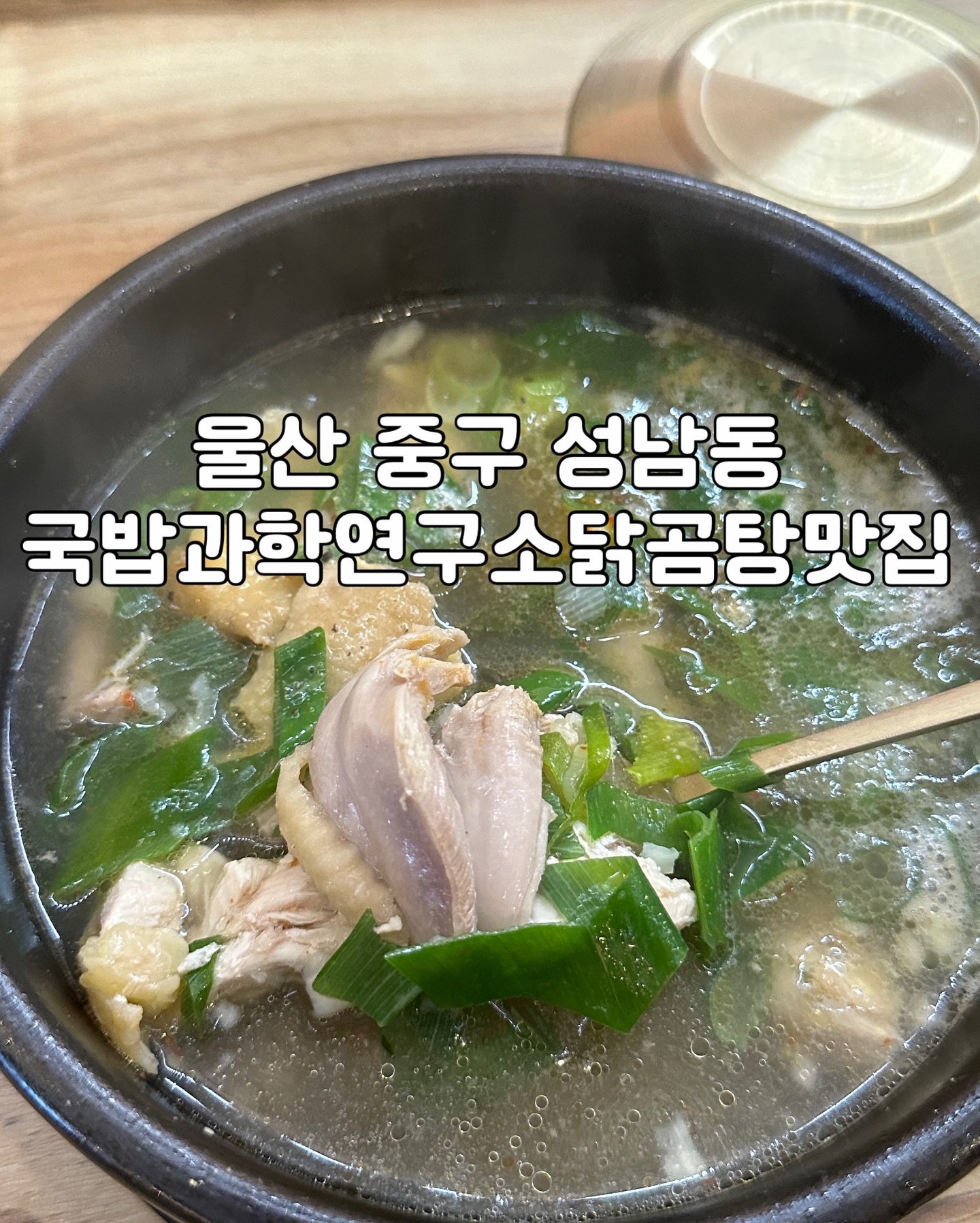 오늘부터 성남동 한식 맛집은 여기#국밥과학연구소닭곰탕맛집 

국밥과학연구소닭곰탕맛집
​
주소
📍울산 중구 학성로 101 1층
​
영업시간
📍11:00-22:00
15:00-17:00 브레이크타임
20:30 라스트오더
​
🚘주차
강변공영 주차장 이용 

#협찬#성남동밥집 #성남동맛집 #성남동한식 #성남동혼밥 #울산성남동맛집 #울산성남동맛집추천 #울산닭곰탕