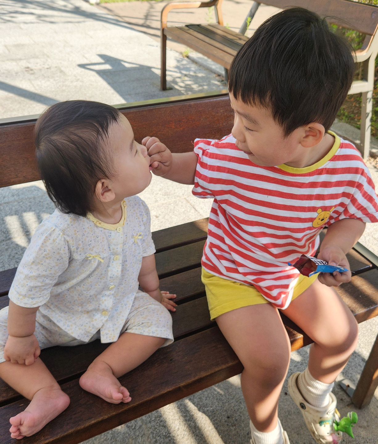 사진만 보면 사이좋은 은남매 ´͈ ᵕ `͈ ♡