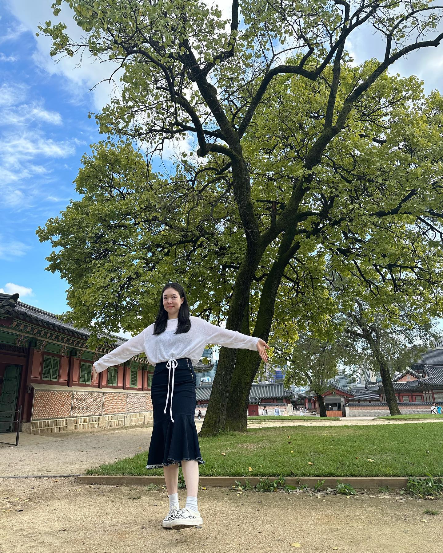 경복궁에서!