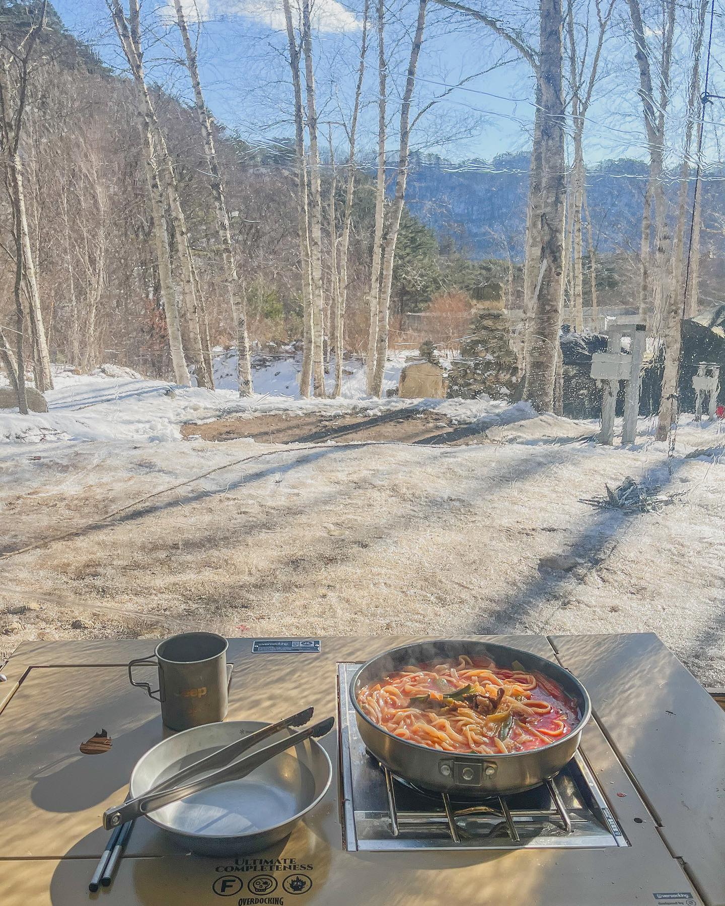 모두 내가 요리한! 오늘 낮에 먹은 음식들 
🍜🧇🥓 #칼국수 #와플 #쥐포

 #강원도 #인제 #오아시스정글캠핑장