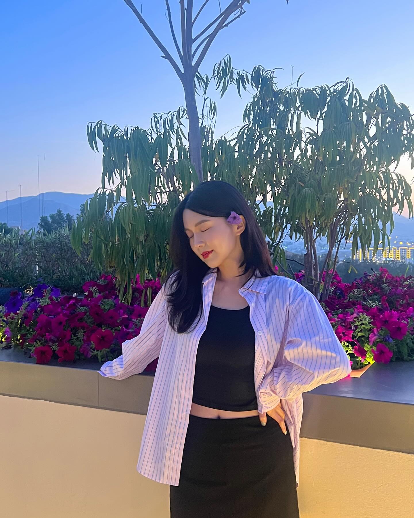 치케 먹고 루프탑에서 노을이랑 야경까지🪻🌚