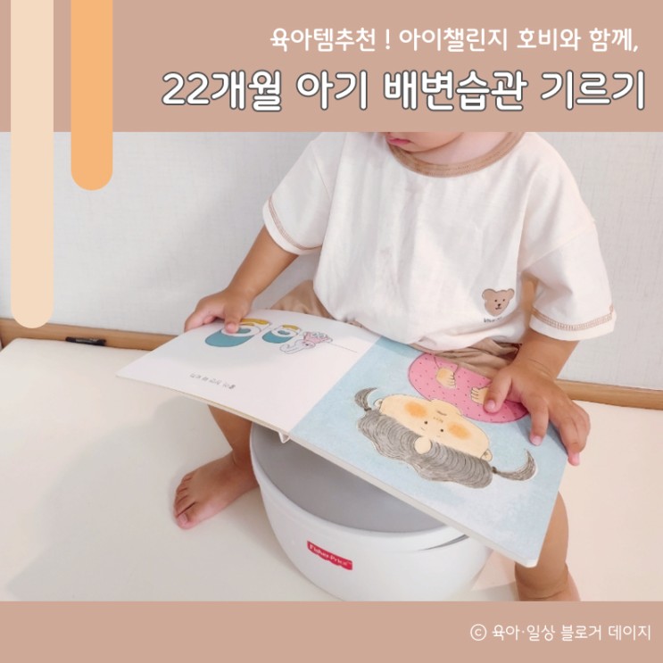 * 육아필수템 아이챌린지 호비 : 22개월 배변습관 기르기 한 달 사용후기 *