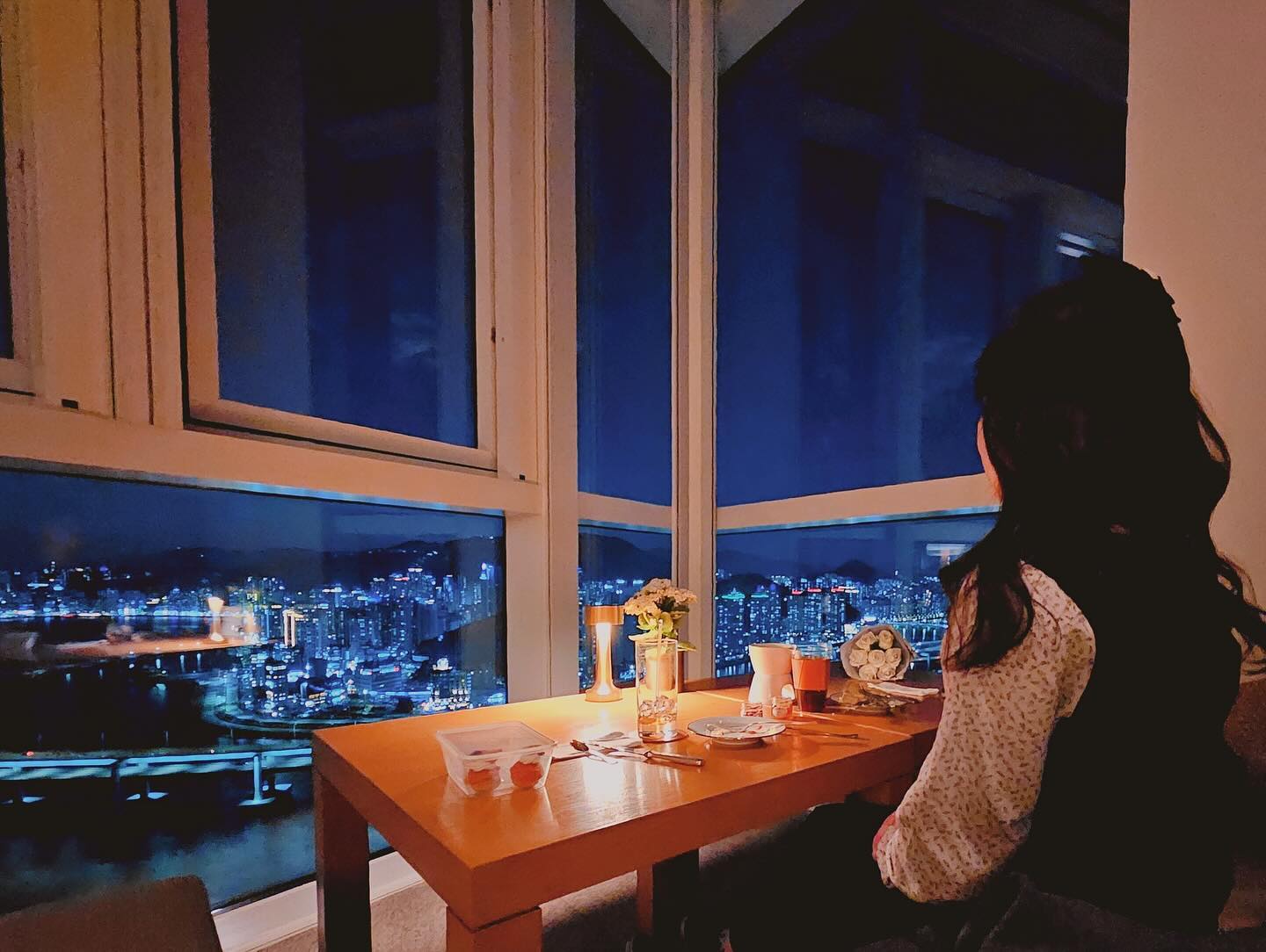 우리 벌써 5주년
#결혼기념일
#파크하얏트부산
#파크하얏트라운지야경