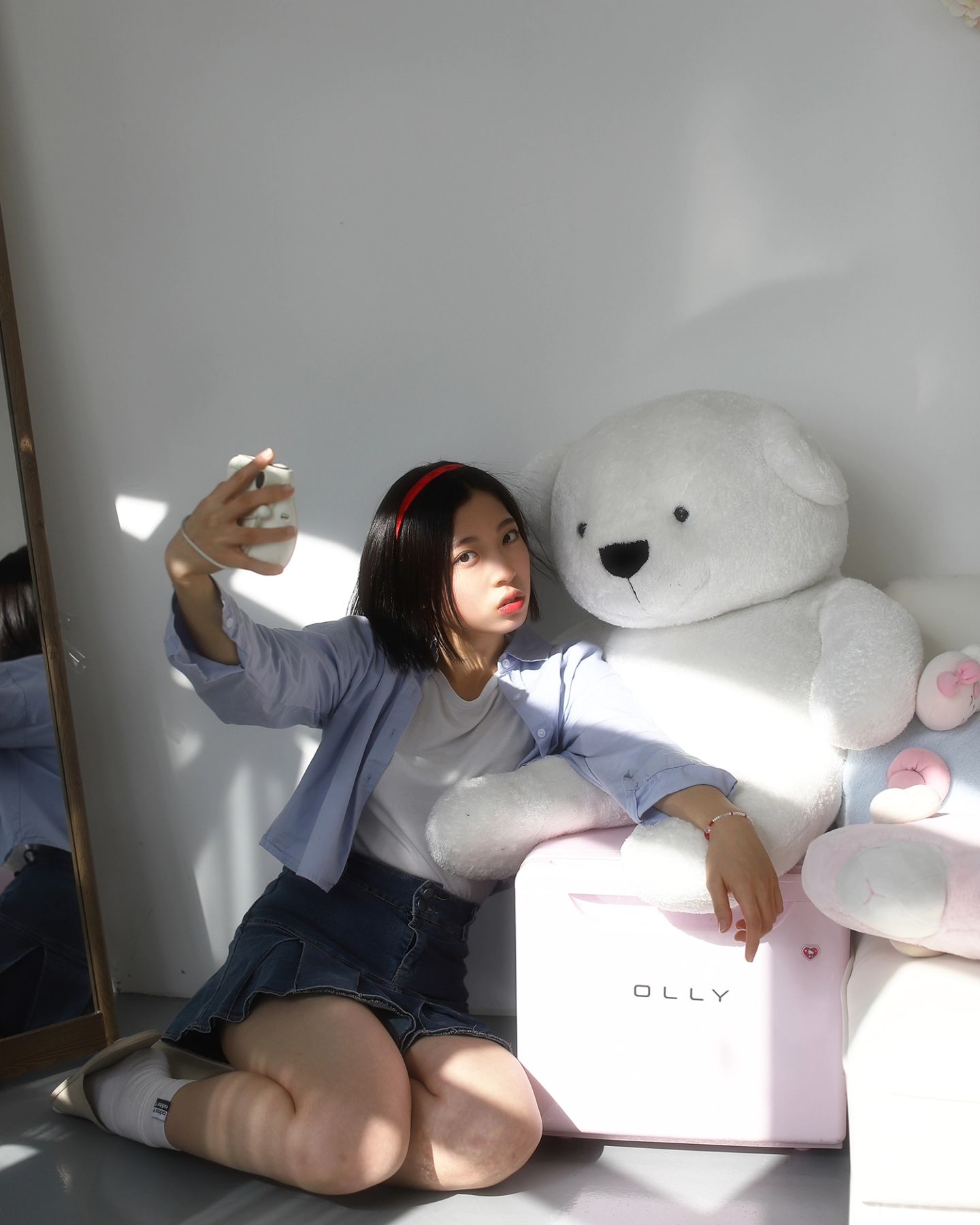 🐻🧸🐾곰도리랑 반짝반짝 자연광 셀카