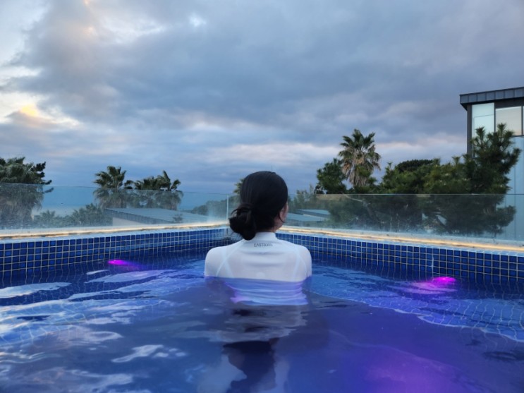 [제주도 서귀포 리조트] 담앤루리조트 야외수영장, 자쿠지 이용시간, 이용방법(내돈내산)