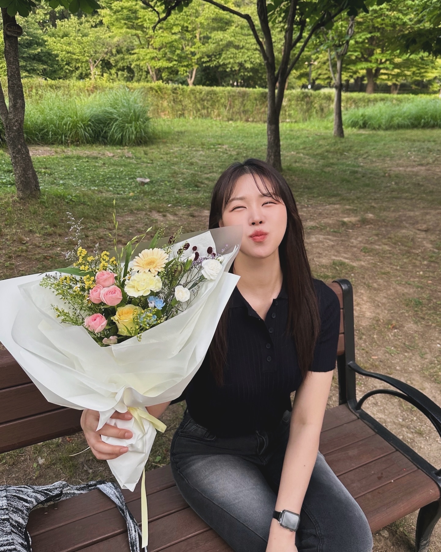 따아악 한 달 전에 기분 좋은 나 (❛◡❛)✿