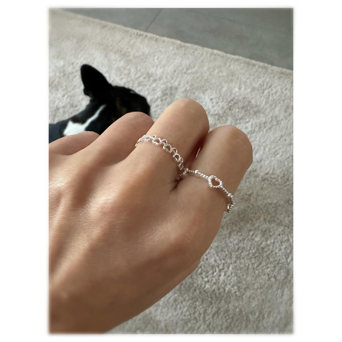 ⠀
생각지도 못한 선물❤️
택배가 와써요~~🎁
좋아요 하트덕에 당첨이라뉘🤭
이거이 뭔일~~
레오양🐶도 탐내는듯😂
ㅋㅋㅋ “아니된다~”
넘 귀욤귀욤 이쁜하트링💕
예쁘게 잘 사용하겠습니당🫶🏻
이쁘다용~~🙏🏻😁
.
.
#이쁘다그램 #주얼리그램 #실버링 #인친님이벤트 #선물스타그램 #당첨 #작은행복 #m.maeve_ #응모인줄몰랐음 #ㅋㅋㅋ #감사해요❤️ #일상기록📷 #소통🙆