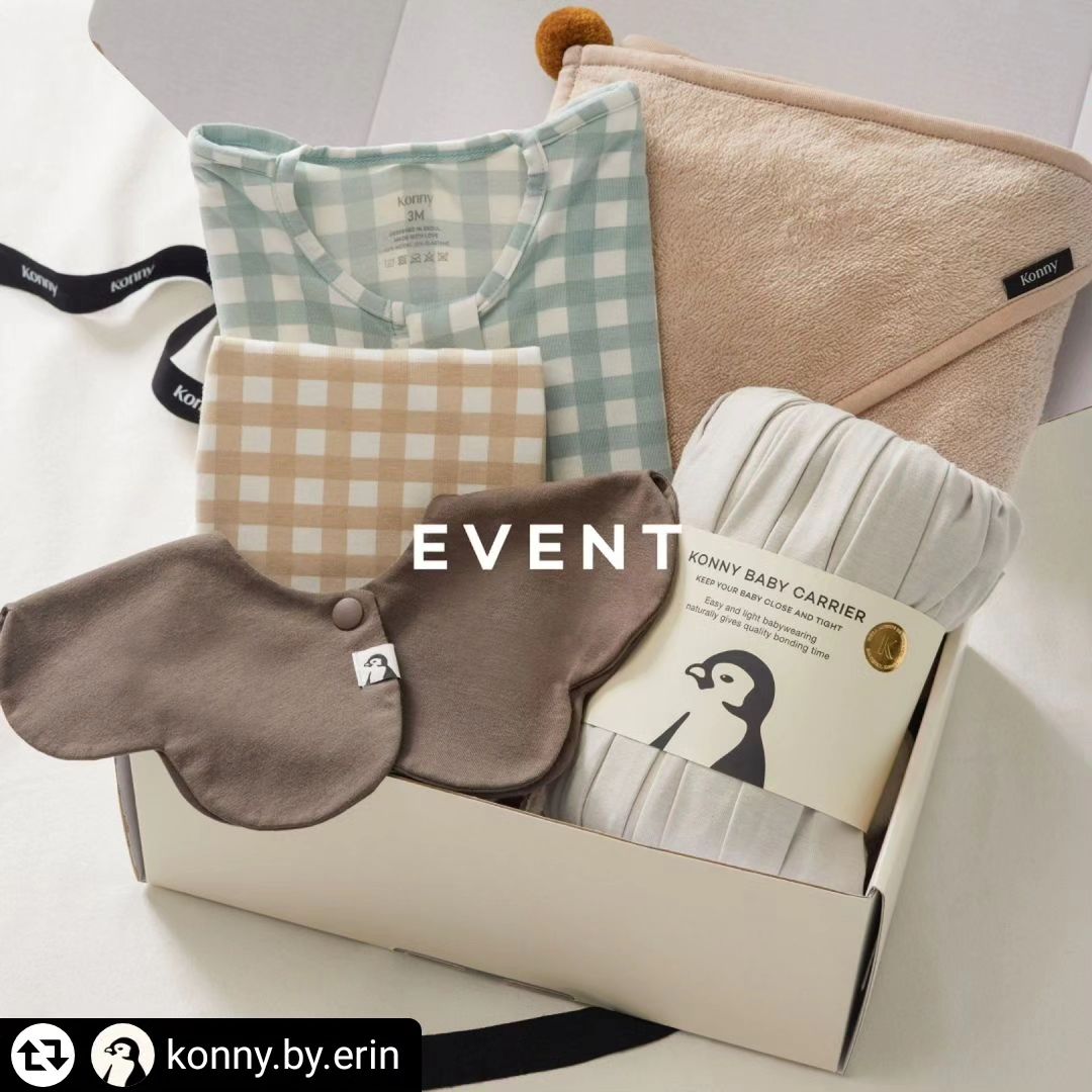 #리그램 - konny.by.erin by get_regrammer
[이벤트] 돌아온 코니 박스 이벤트✨
20만원 상당의 신생아 필수품을 한 번에 받아보세요. 

청룡의 해, 새로운 가족 맞이 준비중이라면 누구나 응모가능!
출산준비 국민템인 코니아기띠와 턱받이, 신생아 전용 목욕타올과
1/23(화) 론칭 예정인 뉴본 신제품들을 가장 먼저 드려요. 

프로필 링크를 클릭해 신청하고 
태그&DM&스토리공유로 널리 소문내주세요🙌