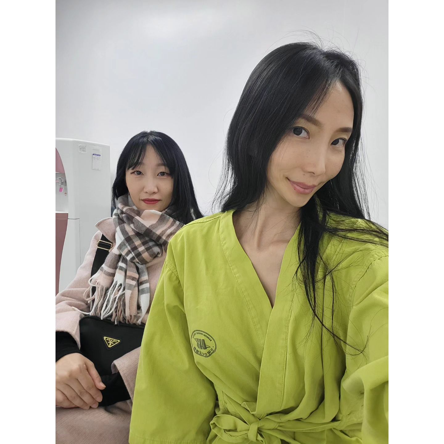 #짝꿍❤️
#정기검진
범찌랑 둘다 까먹고있던 검진날
범찌못가서 나혼자간다하니
 언니가 같이 가줄꺼라고ㅠ
든든해♡
검진끝나구 #백화점가쟈♡