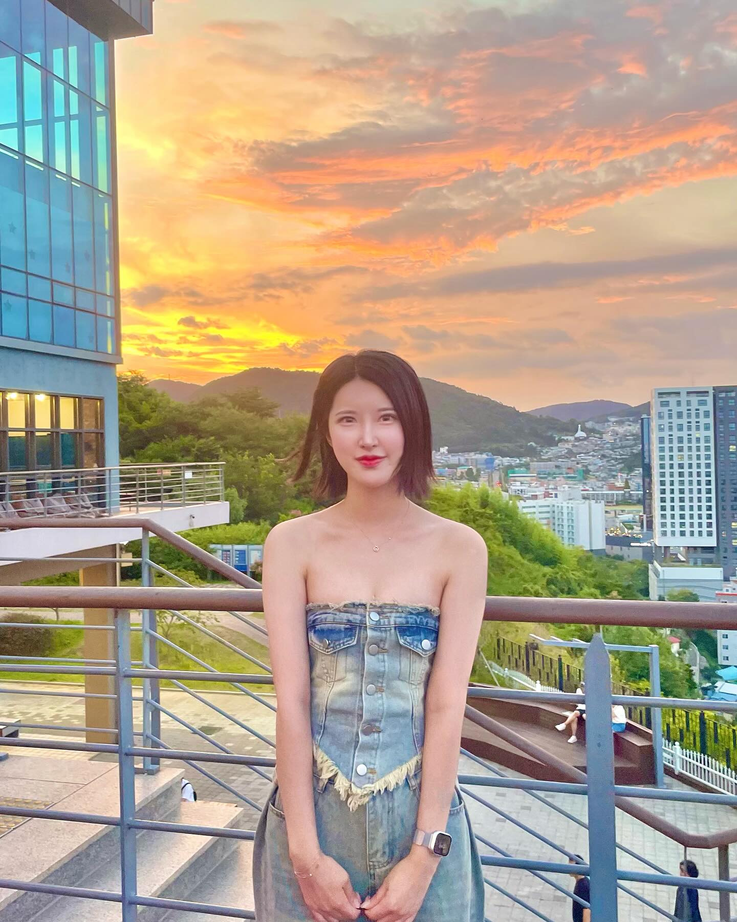 노을과 바다 그리고… 🤭