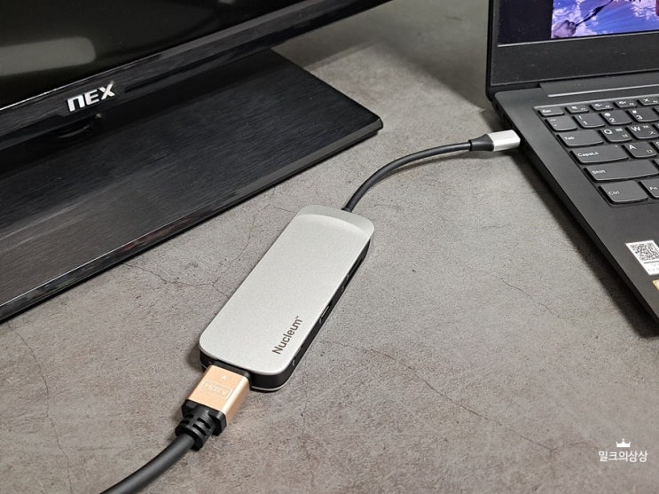 맥북멀티허브 킹스톤 Nucleum usb허브 7in1 맥북HDMI 추천