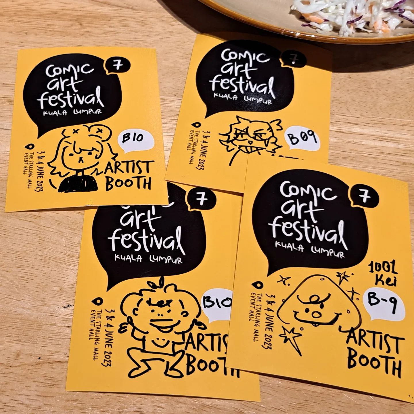 oatscurry #cafkl day 1!
see you tomorrow!!

my first time physically boothing since 2018 :'-) couldn't have asked for better booth besties