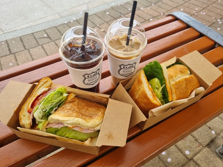 군포 바게트샌드위치 맛집, 금정동 로드샌드위치 산본점 포장 배달주문 가능