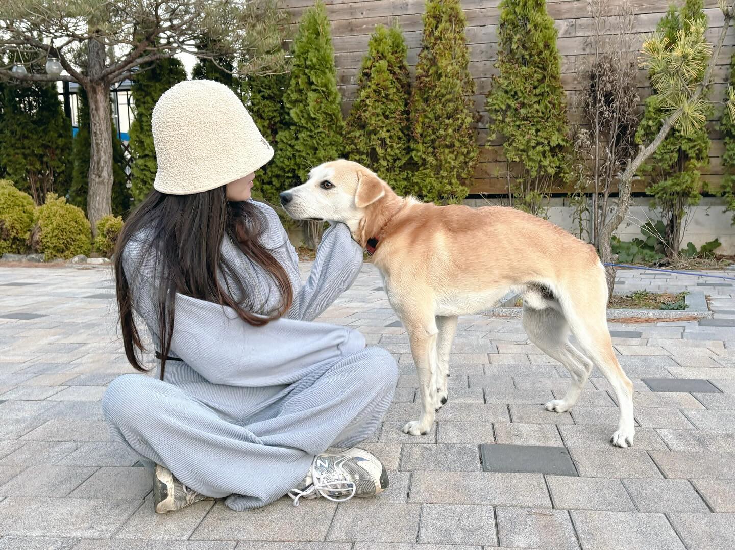 대부도 이웃 만두랑 첫 만남 🩵
